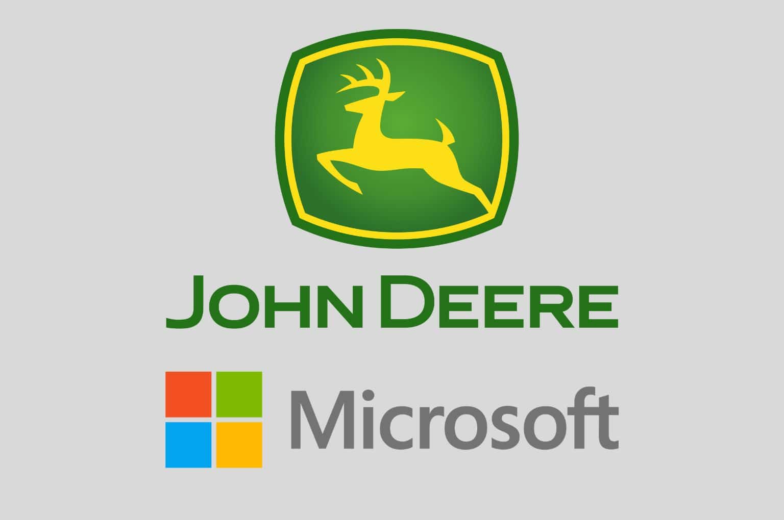 John Deere collaborates with Microsoft