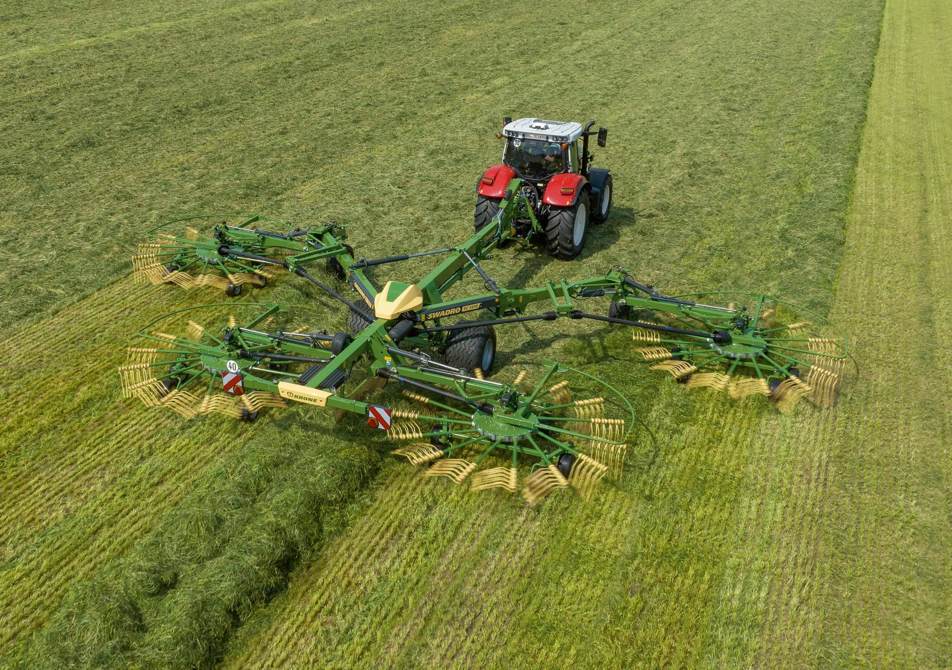 Krone rake for CTF systems