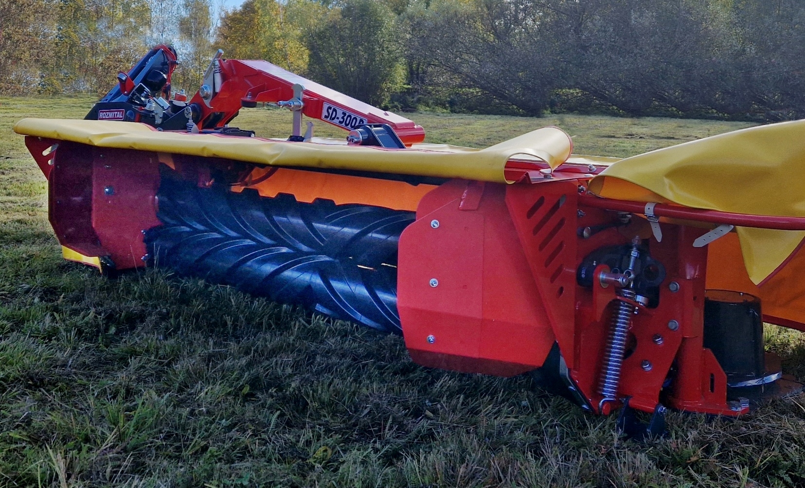 Rozmital disc mower prototype at Agritechnica