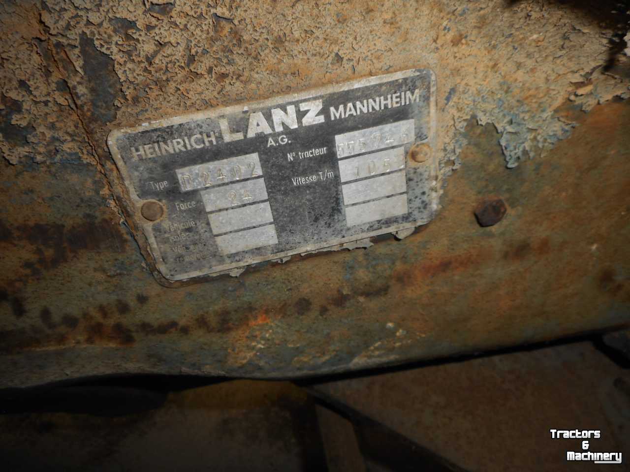 Tracteurs Lanz-Bulldog D2402