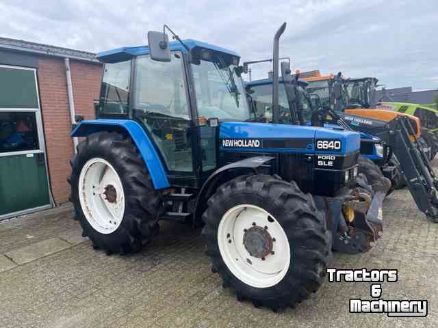 Tracteurs New Holland 6640 SLE 16/16-speed, Zuidberg fronthef + frontpto