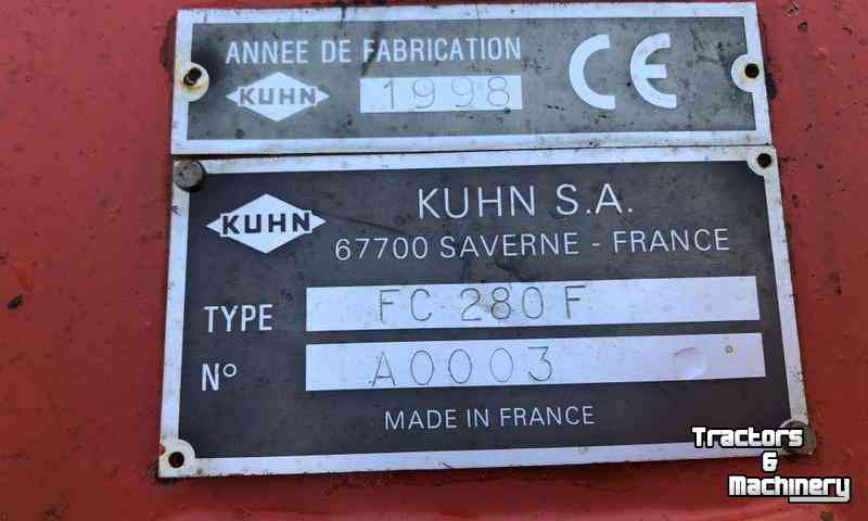 Faucheuse Kuhn FC 280 F