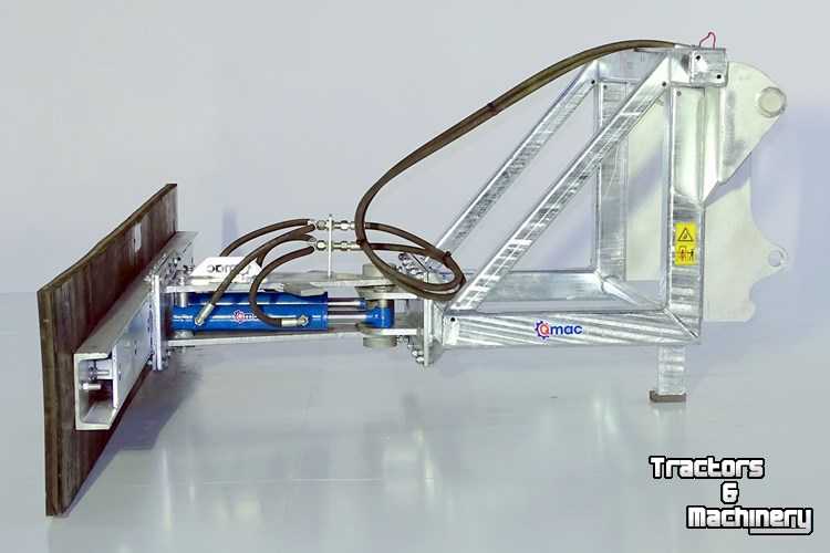 Rabot caoutchouc Qmac Module Mestschuif met rubbermat Mailleux aanbouw