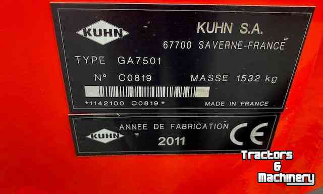 Andaineur Kuhn GA7501