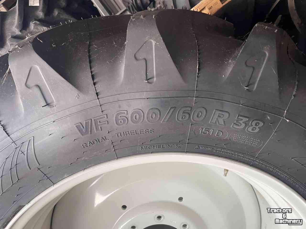 Roues, Pneus, Jantes, Barillets Jumelage Michelin VF 600/60R28 en 480/60R28 xeobib