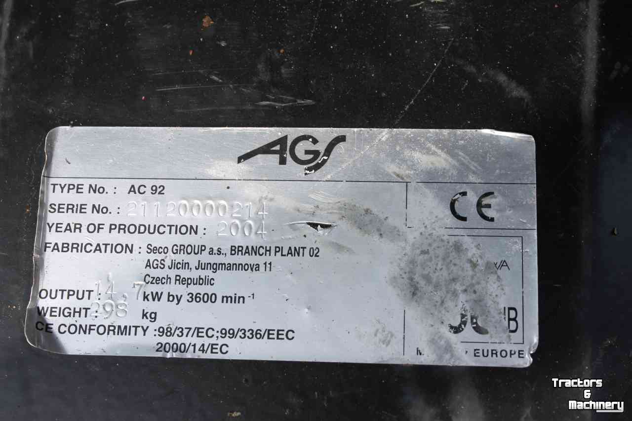 Faucheuse automotrice Seco AGS AC92 Crossjet Super hellingmaaier laag-zwaartepunt maaier maaimachine zitmaaier ruwterreinmaaier