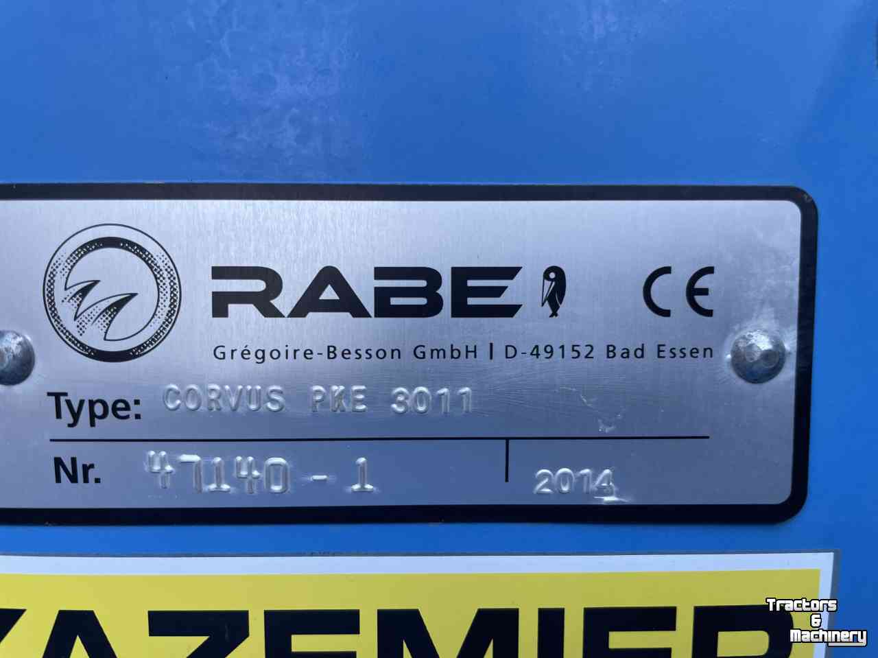 Semoir Combination Rabe Accord schivenzaaimachine met rabe corvus PKE 3000