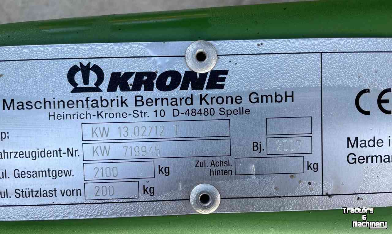 Faneur Krone KW 13.02/12 T Schudder