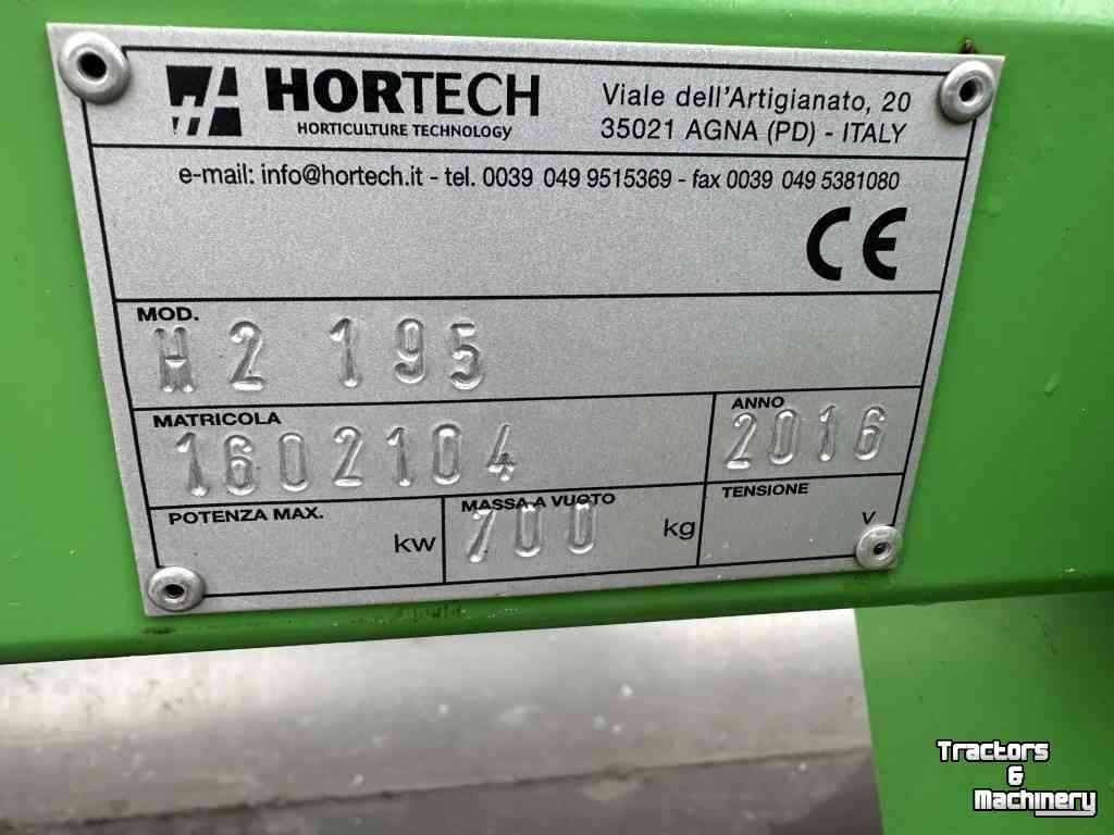 Planteuse  Hortus / Hortech Due Automatic H2 195  folieplantmachine