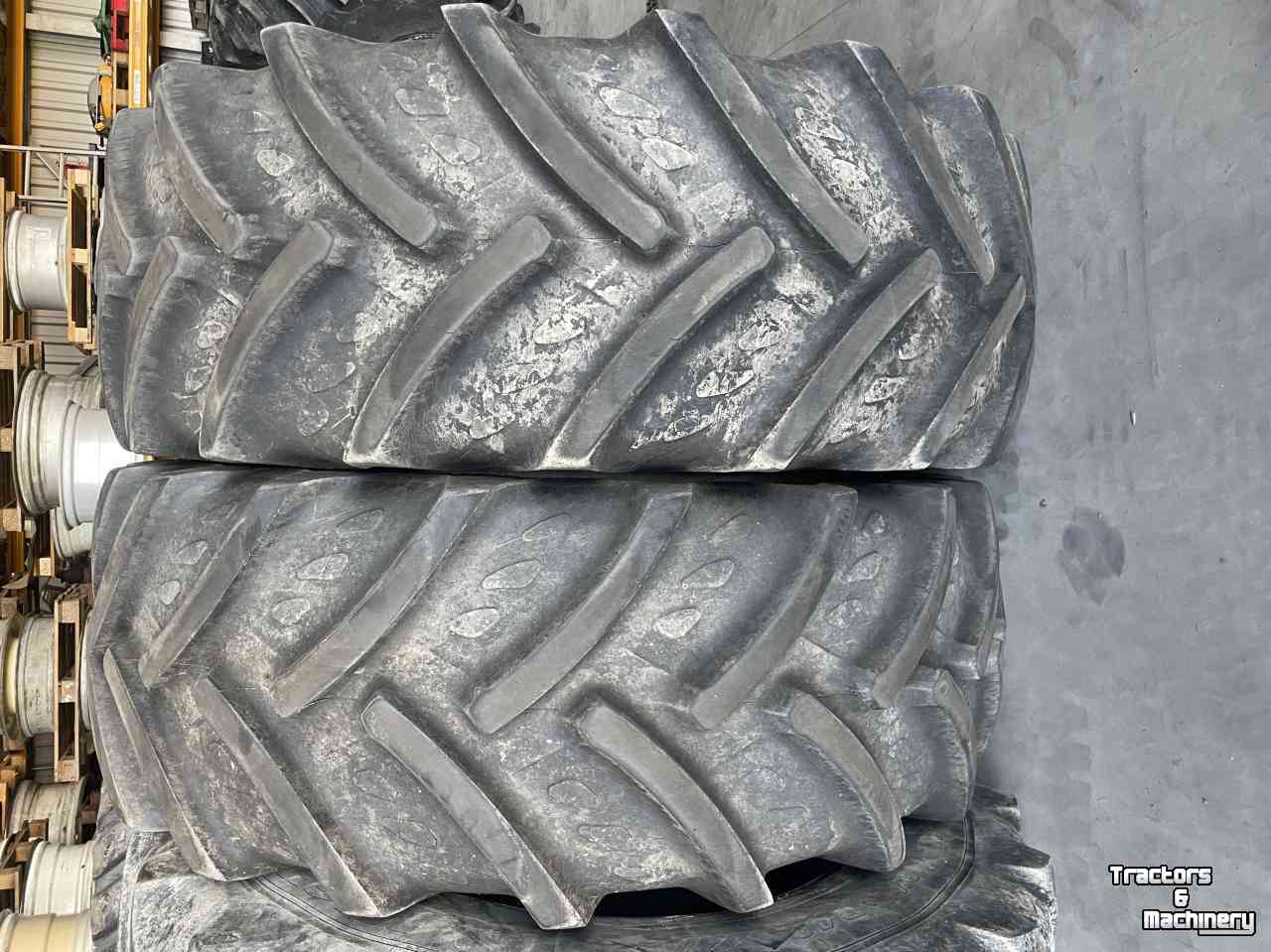 Roues, Pneus, Jantes, Barillets Jumelage Kleber Finkers 620/70R42 80%