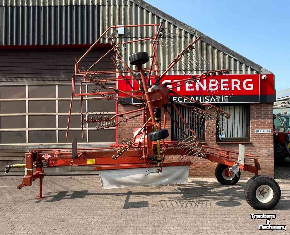 Andaineur Kuhn GA 7301Hark, zwiller, rugger, rake, weidebouwmachines