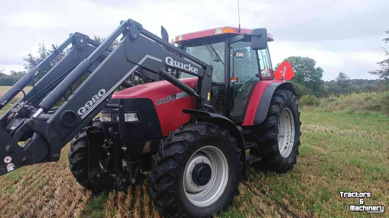 Tracteurs Case-IH MXM 130 quicke lader fh lucht