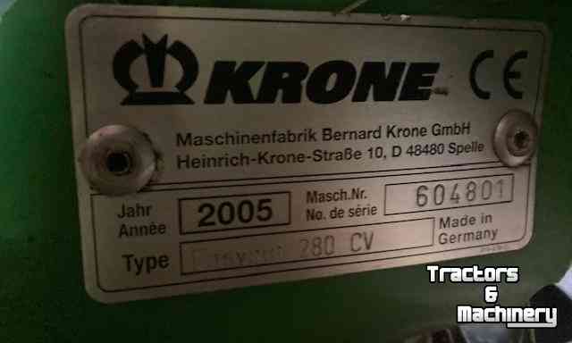 Faucheuse Krone EC 280 CV