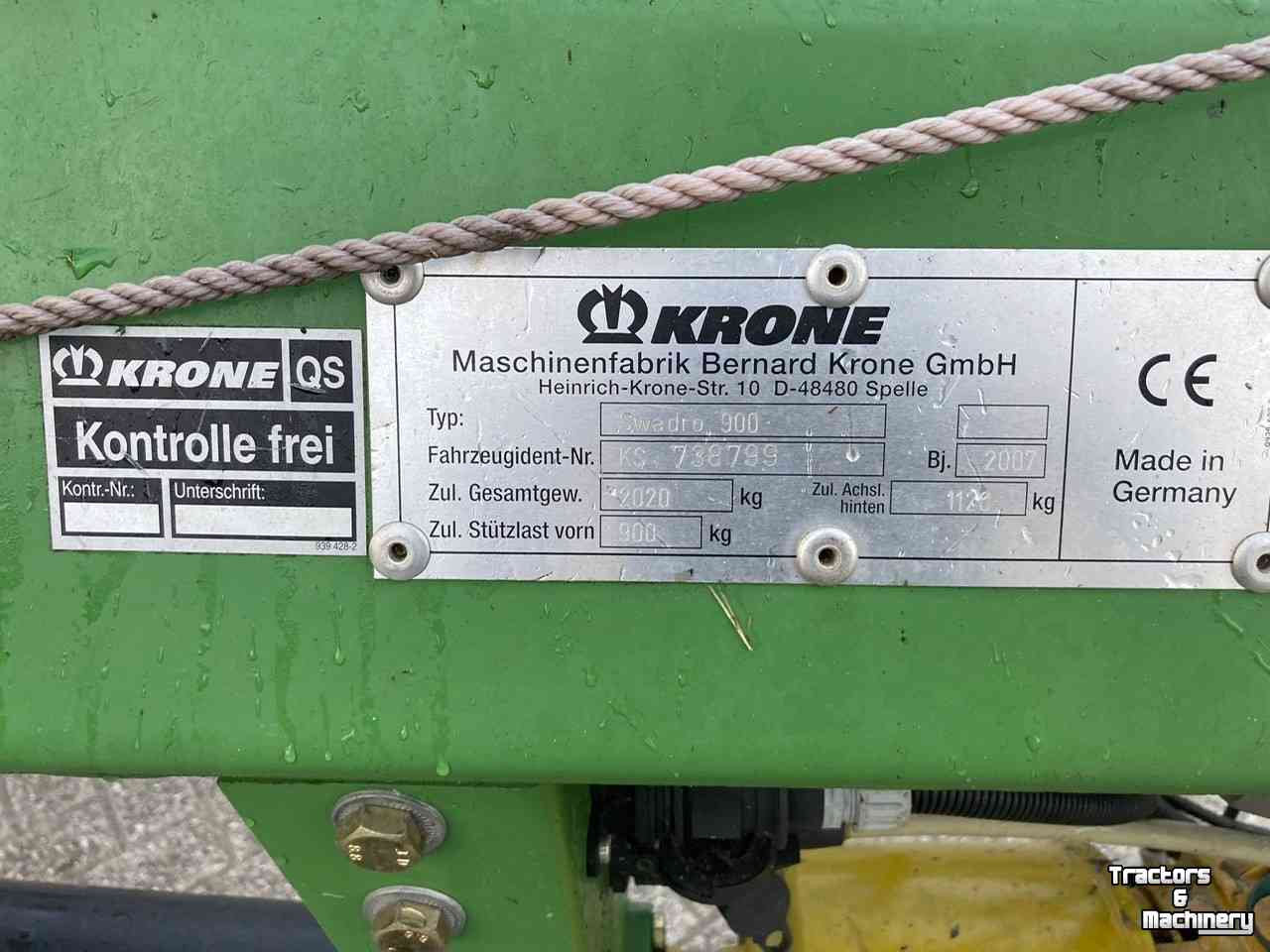 Andaineur Krone Swadro 900