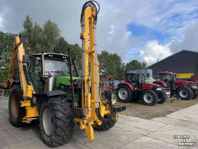 Tracteurs Deutz Agrotron ttv 610 met herder cavalier mbk 418 en herder front giek