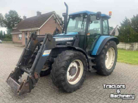 Tracteurs New Holland TS 110 4WD, 4 cilinder turbo, airco, Quicke frontlader