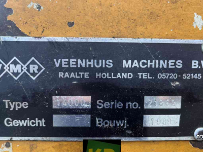 Tonneau de lisier Veenhuis Mesttank / Waterwagen 14.000 ltr